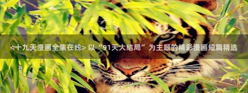 香蕉君漫画网：<十九天漫画全集在线> 以“91天大结局”为主题的精彩漫画短篇精选