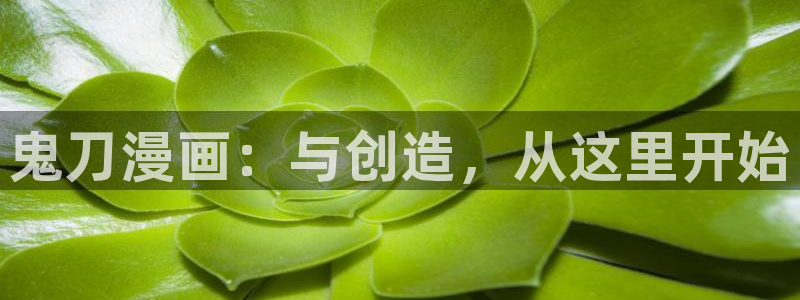 香蕉漫画弹窗：鬼刀漫画：与创造，从这里开始